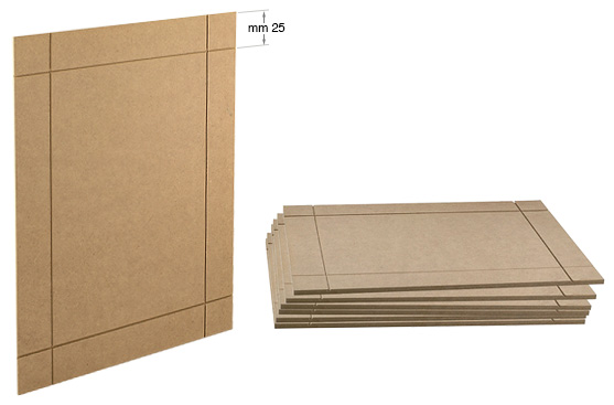 Ploče MDF 4 mm sa urezom - 20x30 cm