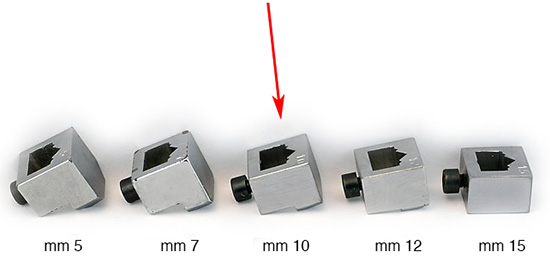 Podmetač za spojnice od 10 mm za Minigraf