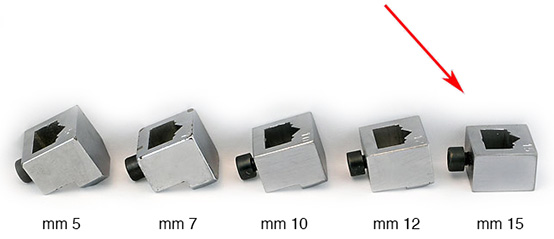 Podmetač za spojnice od 15 mm za Minigraf