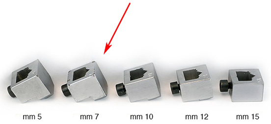 Podmetač za spojnice od 7 mm za Minigraf