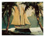 Poster: Pawla: Sailboat - 81x66 cm