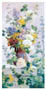 Poster: Cauchois: Hollyhocks - 20x36 cm