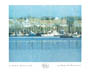 Poster: Bourrié: Port de Plaisance - 89x69 cm