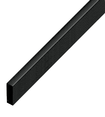 Razdvajač plastični ravan 5x15 mm crni - P15NERO