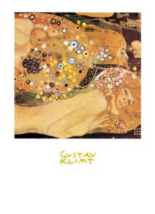 Poster: Klimt: Acqua Mossa - 40x50 cm
