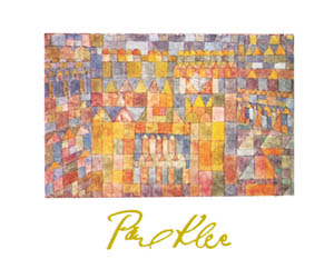 Poster: Klee: On the Way Back - 30x24 cm