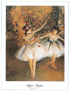 Poster: Degas: Ballerine - 24x30 cm