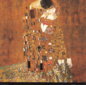 Poster: Klimt: The Kiss - 80x120 cm