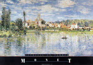 Poster na okviru: Monet: Vetheuil - 133x80 cm