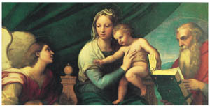 Poster: Raffaello: Madonna del Pesce - 100x50 cm