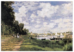 Poster na okviru: Monet: Argenteuil - 120x88 cm