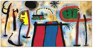 Poster: Mirò: Pittura - 138x72 cm