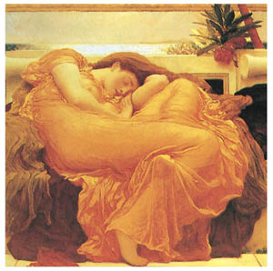 Poster: Leighton: Flaming June - 95x95 cm