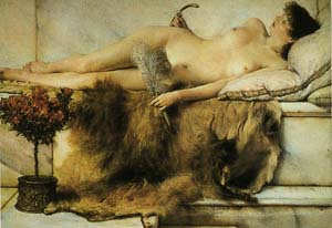 Poster: Alma Tadema: Dans le tepidarium - 90x60 cm