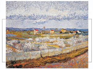 Poster: Van Gogh: Peach Blossoms - 100x50 cm