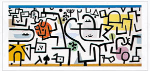 Poster: Klee: Reicher Hafen - 100x50 cm