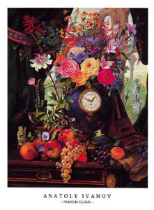 Poster: Ivanov: French Clock - 61x82 cm