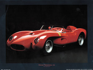 Poster: Maggi: Ferrari Testarossa  - 60x80 cm