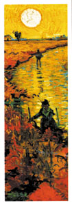 Poster: Van Gogh: Der rote - Arles - 35x100 cm