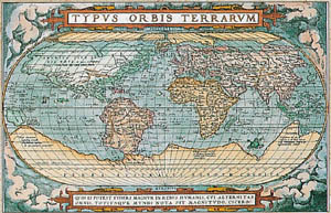Poster na okviru: Typus Orbis Terrarum - 120x80 cm