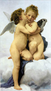 Poster: Bouguereau: First Kiss - 60x100 cm