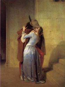 Poster: Hayez: Il Bacio - 60x80 cm