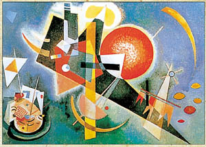 Poster: Kandinsky: Nel blu - 30x24 cm