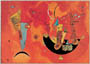 Poster: Kandinsky: Mit und Gegen - 120x90 cm