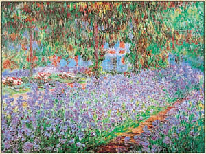 Poster: Monet: Il giardino - 70x50 cm