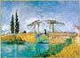 Poster: Van Gogh: Il ponte - 80x60 cm