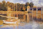 Poster: Monet: Ponte di Argenteuil - 80x60 cm