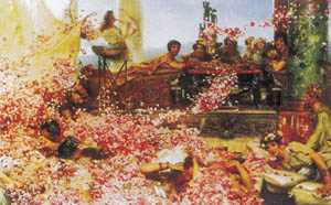 Poster na okviru: Alma-Tadema: Roses - 140x90 cm