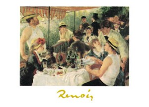 Poster: Renoir: Colazione dei Canottieri - 70x50 cm