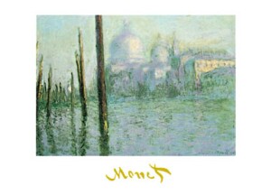 Poster: Monet: Canal Grande - 50x40 cm