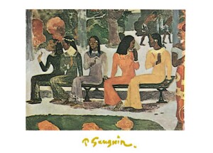 Poster: Gauguin: La Matete - 30x24 cm