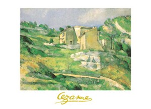 Poster: Cezanne: Case all'Estaque - 30x24 cm