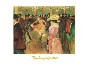 Poster: Toulouse-Lautrec: Dressage - 70x50 cm