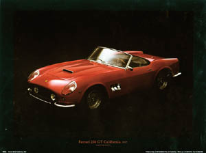 Poster: Maggi: Ferrari 250 GT California - 60x80 cm