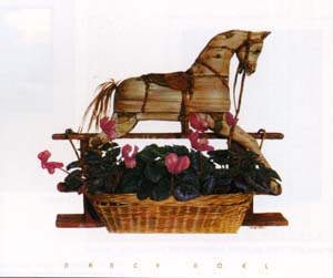 Poster: Noel: Antique Rocking Horse - 94x79 cm