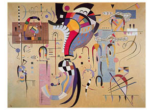 Poster: Kandinsky: Milieu Accompagne - 50x40 cm