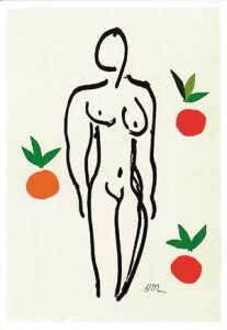 Poster: Matisse: Nu aux Oranges - 40x50 cm