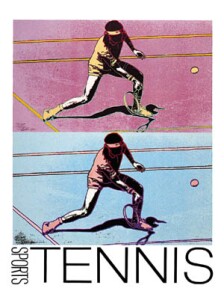 Poster: Renbaum: Tennis - 69x91 cm