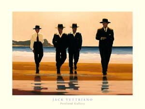 Poster: Vettriano: The Billy Boys - 50x40 cm
