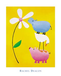 Poster: Deacon: Piggy Back - 40x50 cm