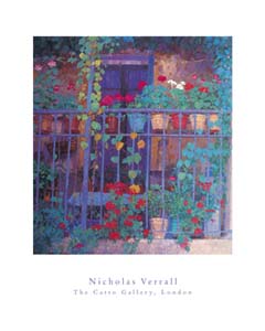 Poster: Verrall: Balcony - 40x50 cm