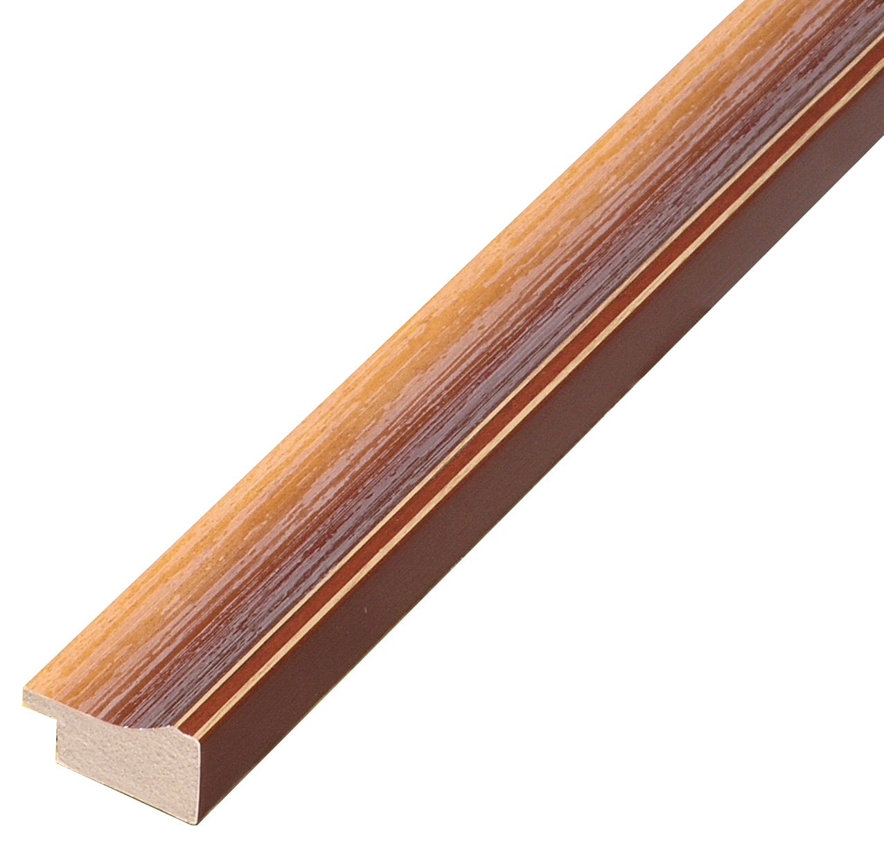 PVC letvica - širina 32 mm visina 17 mm - crvenkasti ton
