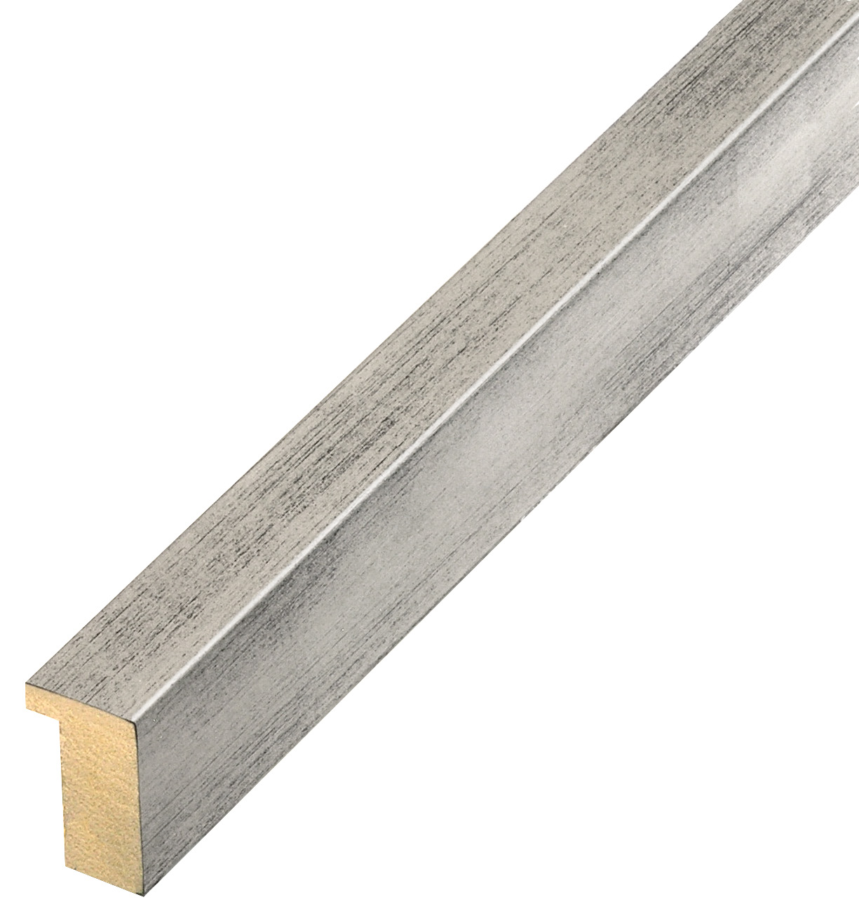 PVC letvica - širina 20 mm visina 32 mm - srebrni ton - PVC61ARG
