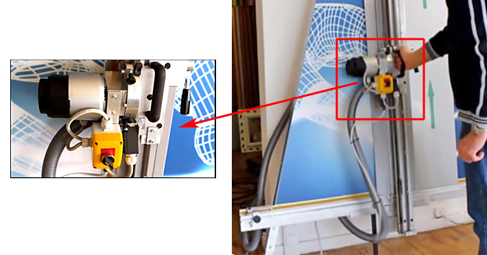 Rezački blok za okomito rezanje za Gladium 150 cm