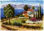 Štampa: Lizzi: Pogled na jezero - 70x50 cm