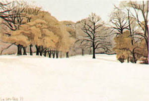 Štampa: Kirby Green: Zima u parku - 50x70 cm